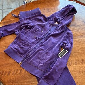 Juicy Couture Rich Purple Velour Jacket
